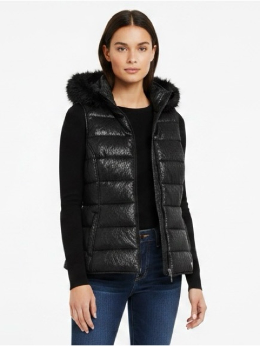 Ariat Insulated Vest with Faux Fur Trim